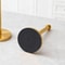 Luxe Gold Paper Towel Holder for Kitchen Counter Stainless Steel Roll Organizer