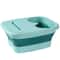 Collapsible Foot Spa Bucket with Massage Rollers and Heat Retaining Soak Basin