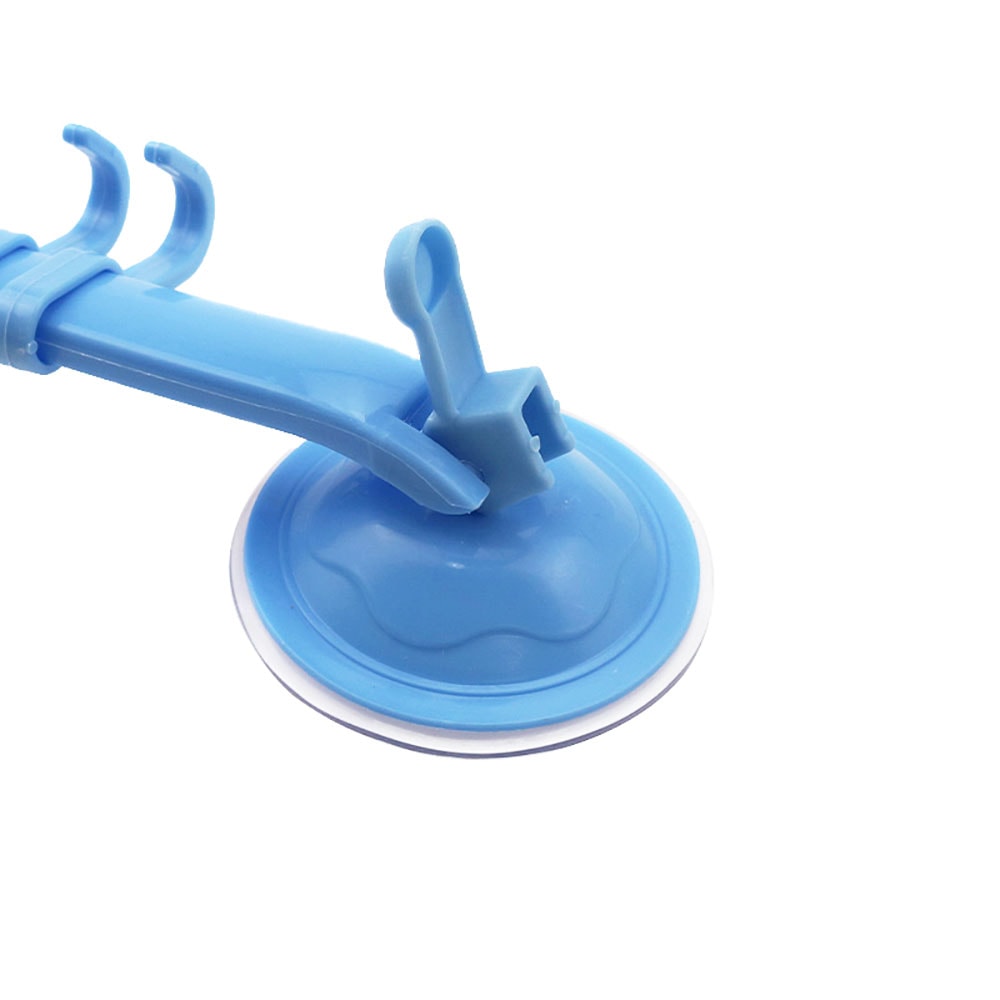 FlexGrip Suction Cup Towel Rack Adjustable Bathroom Kitchen Hanging Hook Organizer 3
