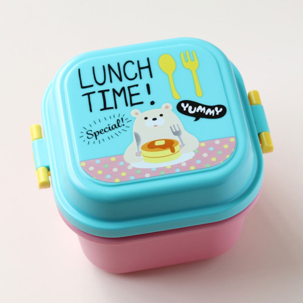 Cute Bento Buddy Microwave Safe Kids Lunch Box