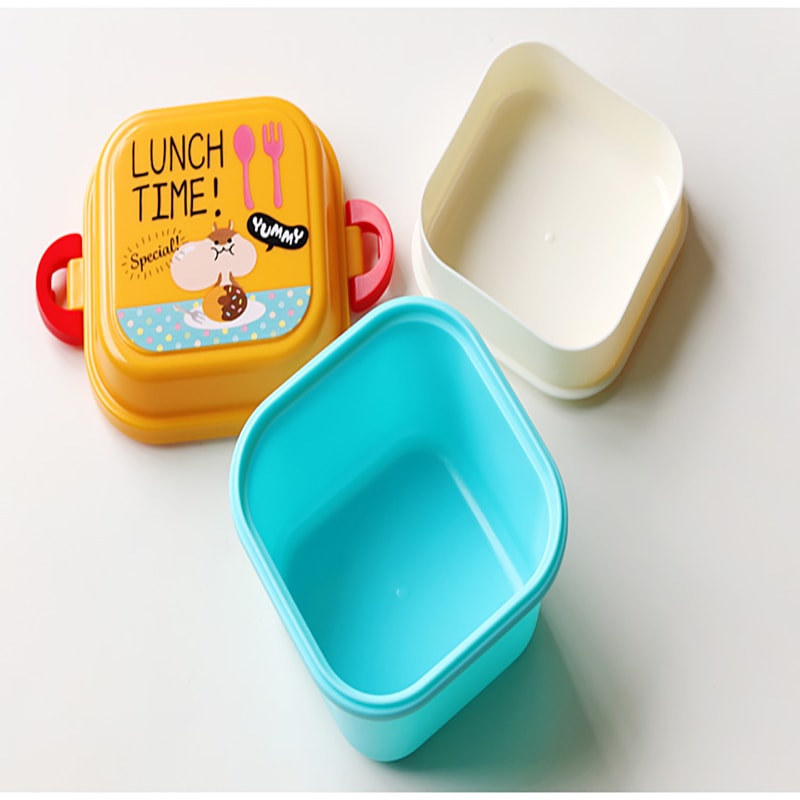 Cute Bento Buddy Microwave Safe Kids Lunch Box