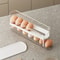FreshRoll Egg Organizer For Refrigerator With Automatic Rolling Dispenser 1