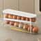 FreshRoll Egg Organizer For Refrigerator With Automatic Rolling Dispenser 3