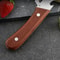 RusticGrip Paring Knife and Vegetable Peeler with Stainless Steel Blade & Wooden Handle