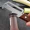 RusticGrip Paring Knife and Vegetable Peeler with Stainless Steel Blade & Wooden Handle