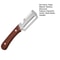 RusticGrip Paring Knife and Vegetable Peeler with Stainless Steel Blade & Wooden Handle