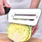 Precision Cabbage Slicer Stainless Steel Vegetable Shredder with Ergonomic Handle