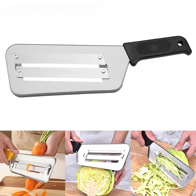 Precision Cabbage Slicer Stainless Steel Vegetable Shredder with Ergonomic Handle