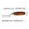 Stainless Steel Green Onion Slicer with Wooden Handle for Fast Herb & Vegetable Prep