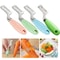 Professional Julienne Peeler & Green Onion Slicer with Stainless Steel Blades
