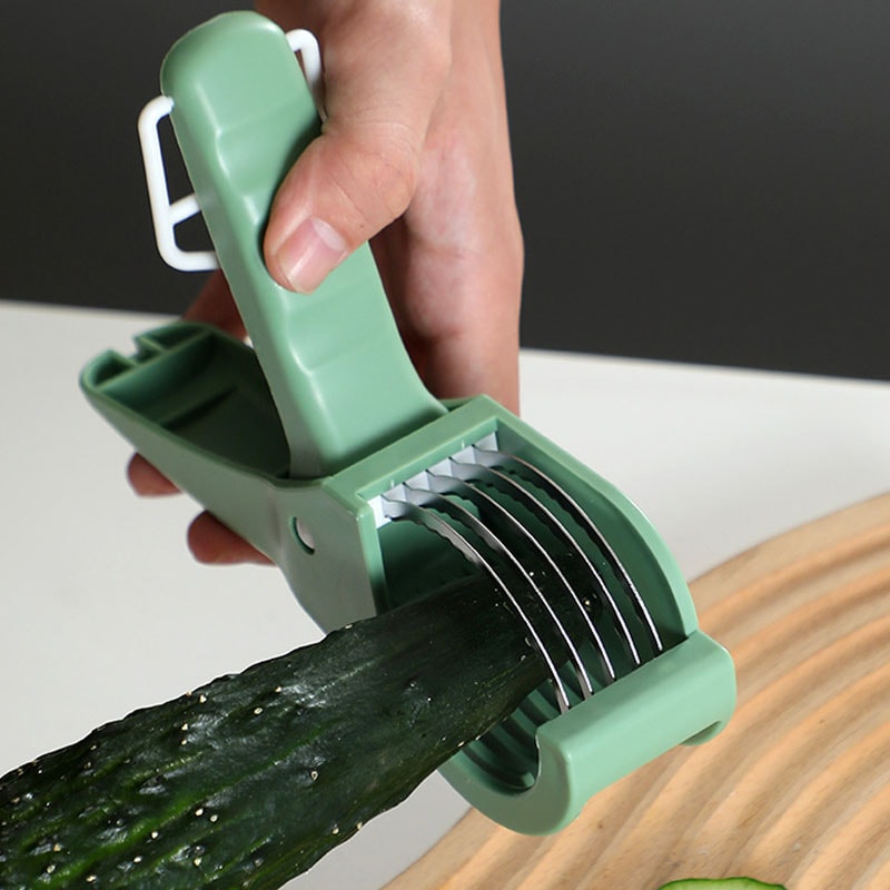 Stainless Steel Vegetable Slicer Multi Function Fruit And Salad Cutter 3