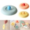 Silicone Mug Lid With Spoon Holder Leak Proof Coffee Cup Cover 1