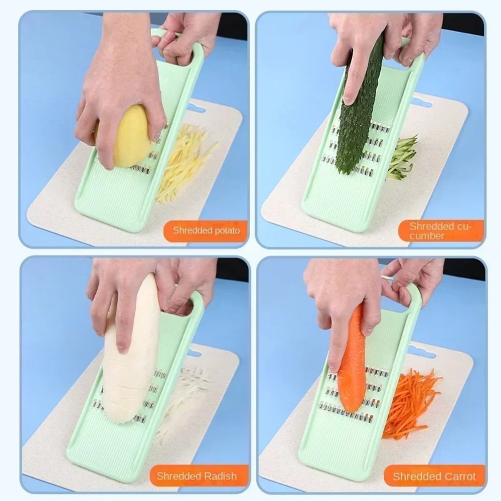 Multi Blade Vegetable Slicer Manual Food Chopper For Cabbage Carrot And Salad Prep 1