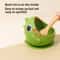 DinoGrip Silicone Suction Bowl for Babies Anti Spill Toddler Feeding Bowl
