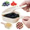 FreshKeep Mini Vegetable Washing Basket with Lid and Handle for Fruits & Kitchen Storage