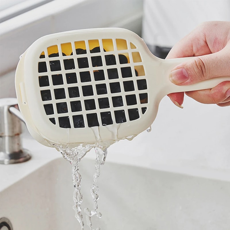 FreshKeep Mini Vegetable Washing Basket with Lid and Handle for Fruits & Kitchen Storage