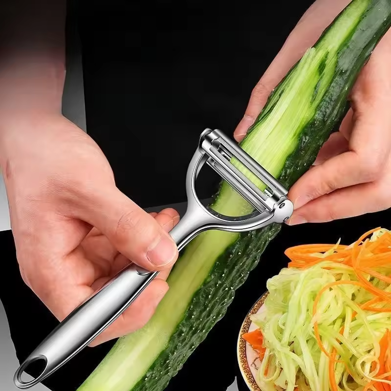 Stainless Steel Vegetable Peeler Julienne Slicer For Fruits And Potatoes 1