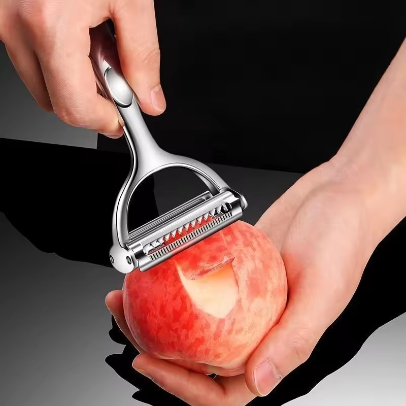 Stainless Steel Vegetable Peeler Julienne Slicer For Fruits And Potatoes 2