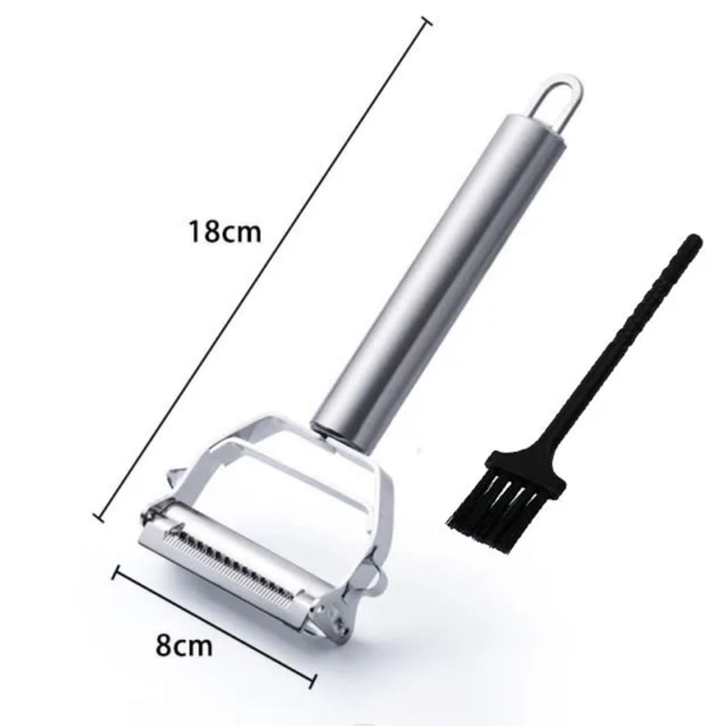 Stainless Steel Julienne Peeler Vegetable Slicer For Fruits Potatoes And Kitchen Prep 5