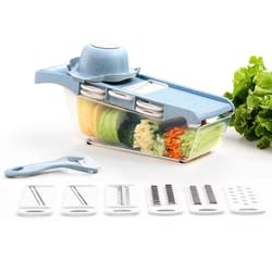 multi blade vegetable cutter and kitchen slicer with stainless steel grater