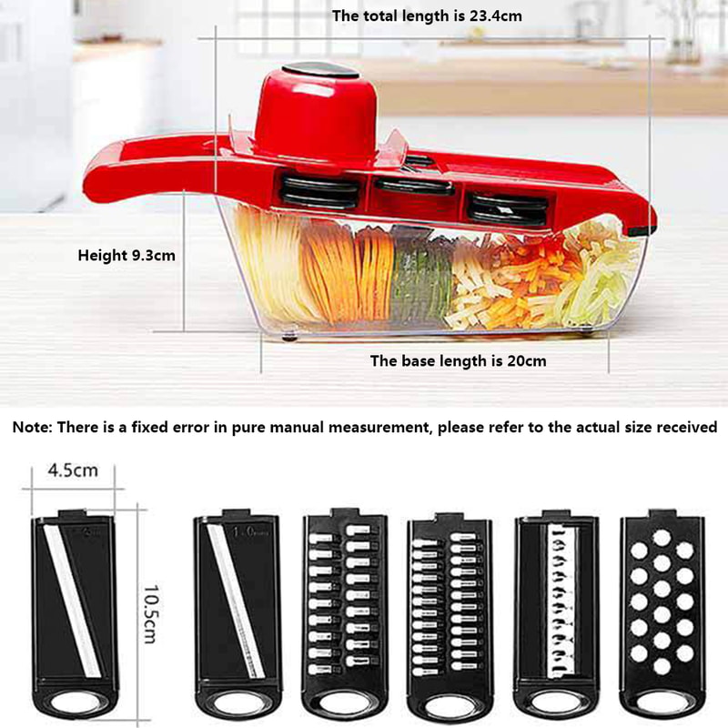 Multi Blade Vegetable Cutter And Kitchen Slicer With Stainless Steel Grater 3