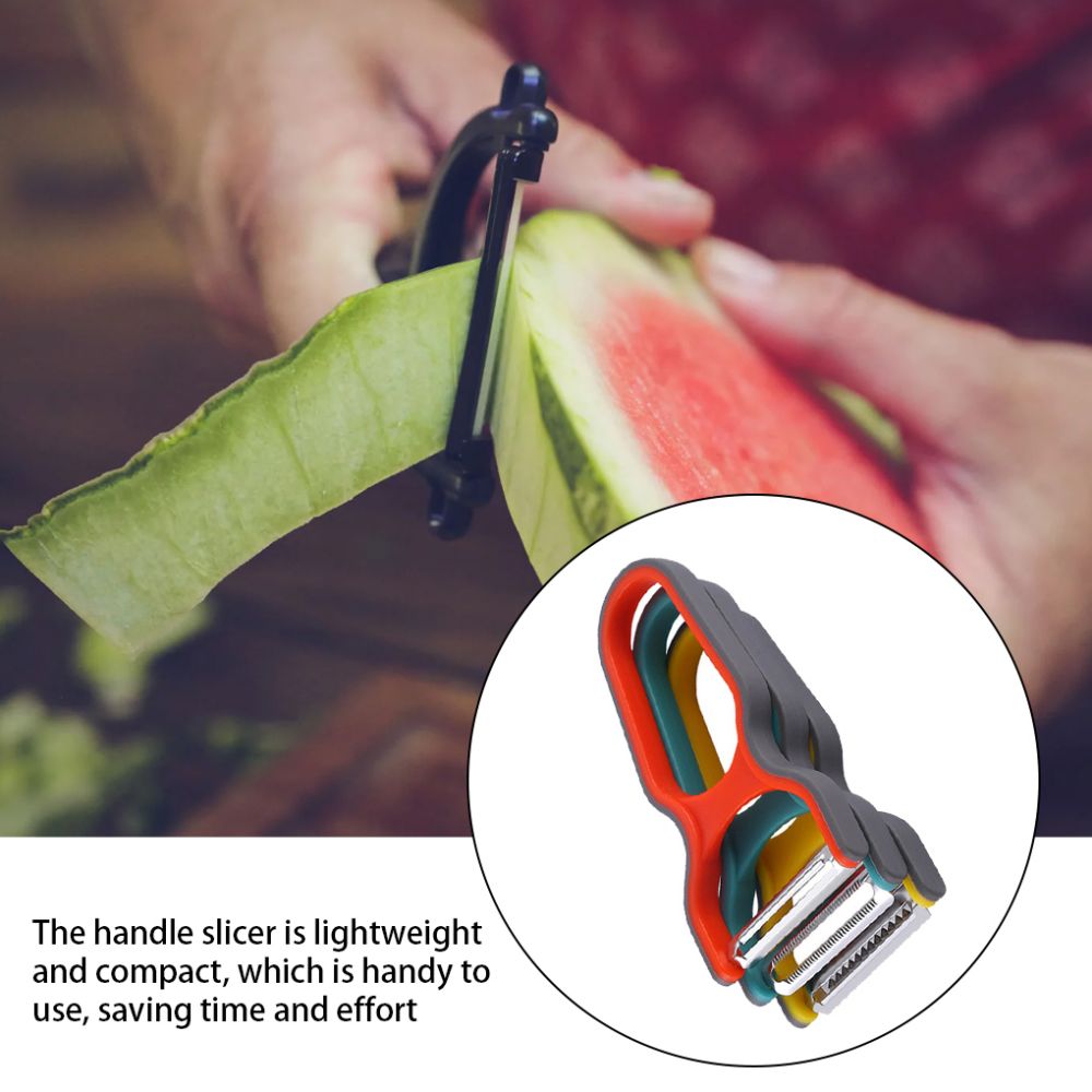 Multi Function Stainless Steel Vegetable Peeler and Potato Slicer Set