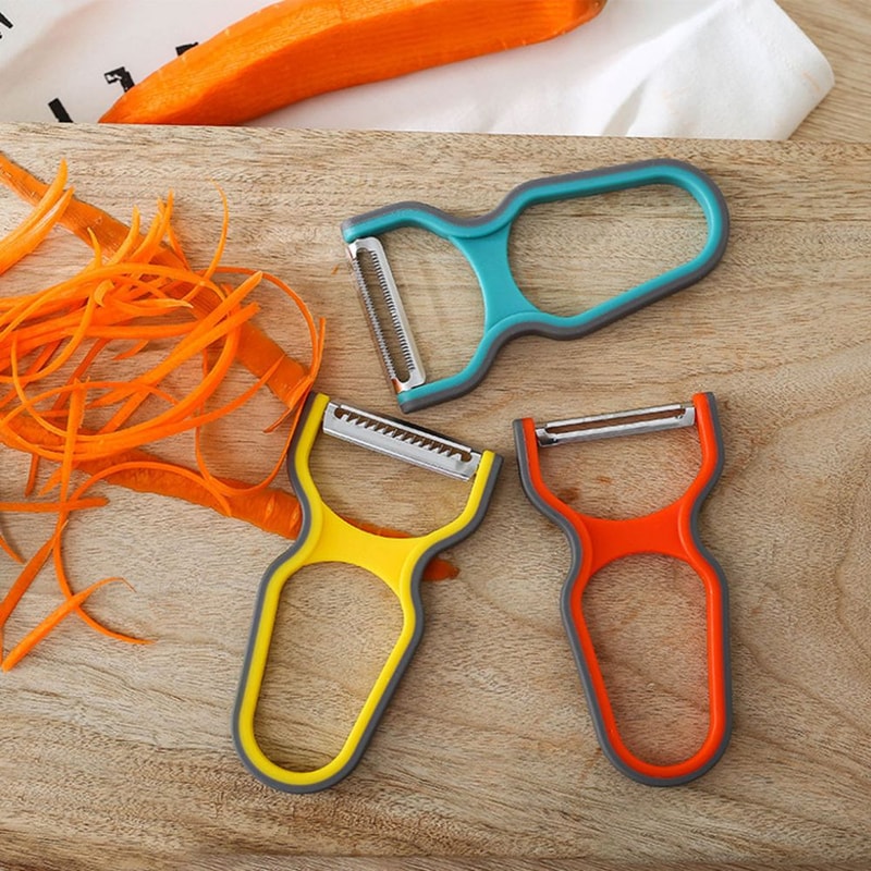 Multi Function Stainless Steel Vegetable Peeler and Potato Slicer Set