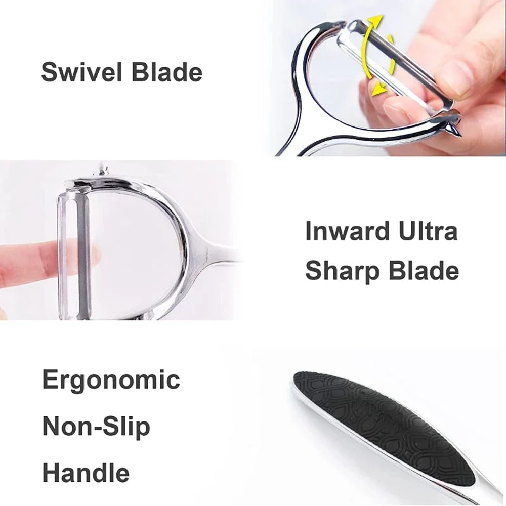 Multi Blade Stainless Steel Vegetable Peeler and Julienne Cutter