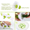 Mandoline Slicer Stainless Steel Vegetable Cutter With Safety Stand 3