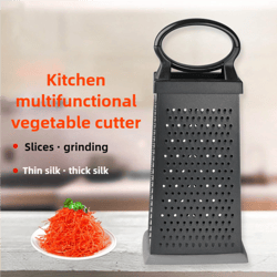stainless steel box grater & cheese grater with ergonomic handle