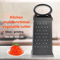 Stainless Steel Box Grater Cheese Grater With Ergonomic Handle 0
