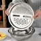 Stainless Steel Mandoline Slicer Vegetable Grater Set With Draining Bowl 2
