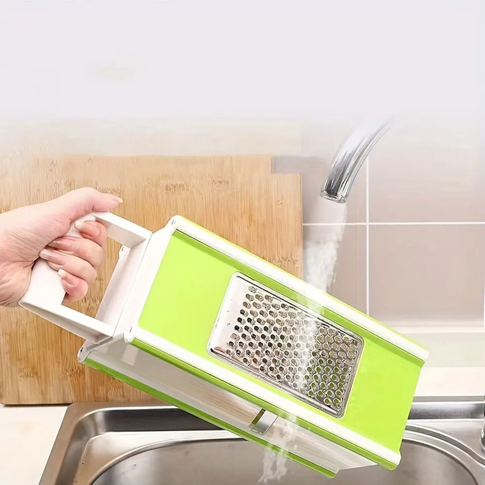 Multi Blade Vegetable Chopper With Container And Stainless Steel Potato Slicer 2