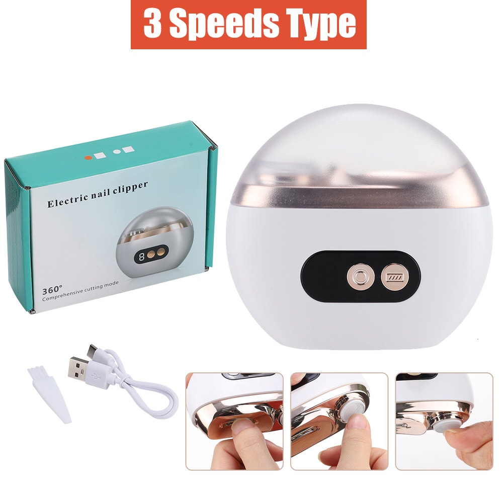 SmartTrim Pro Electric Nail Clipper & Polisher for Seniors, Adults & Kids