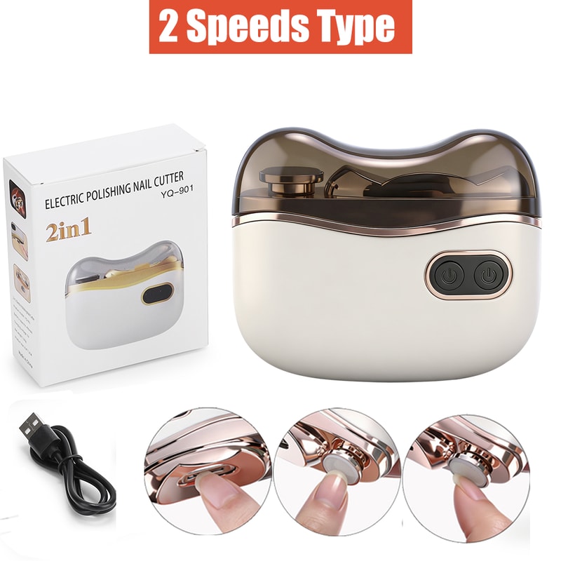 SmartTrim Pro Electric Nail Clipper & Polisher for Seniors, Adults & Kids