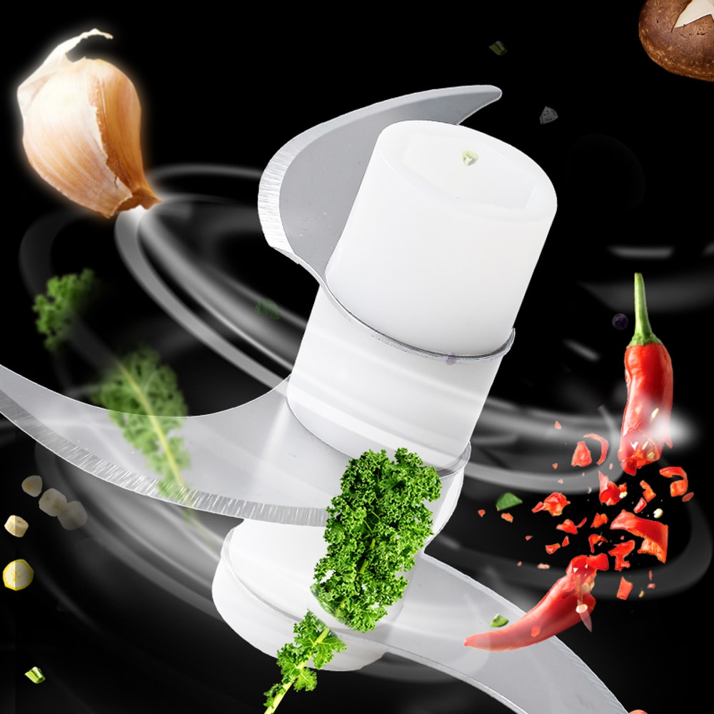 QuickPrep USB Mini Food Chopper Portable Garlic and Meat Grinder