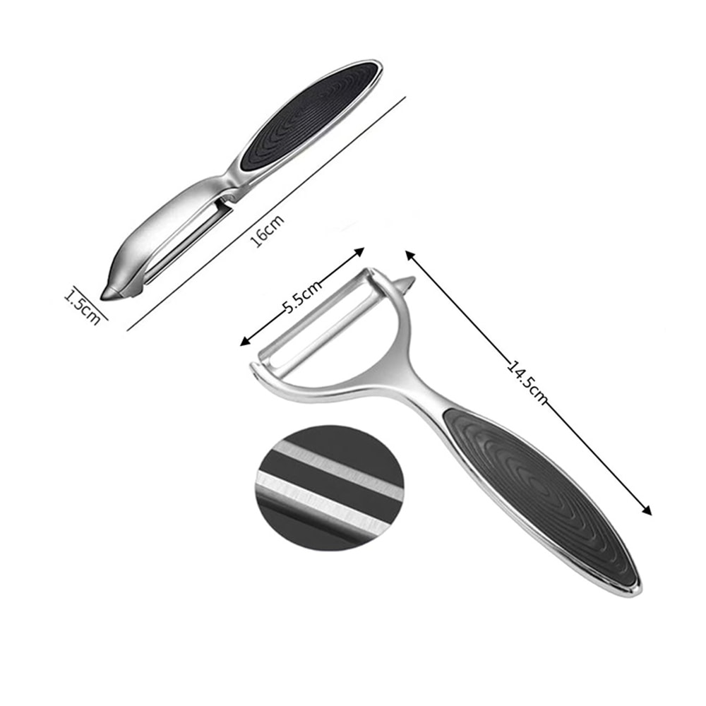 Multi-Function Vegetable Peeler Stainless Steel Fruit & Potato Grater Tool