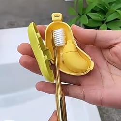 banana travel toothbrush holder case portable dustproof toothbrush protector
