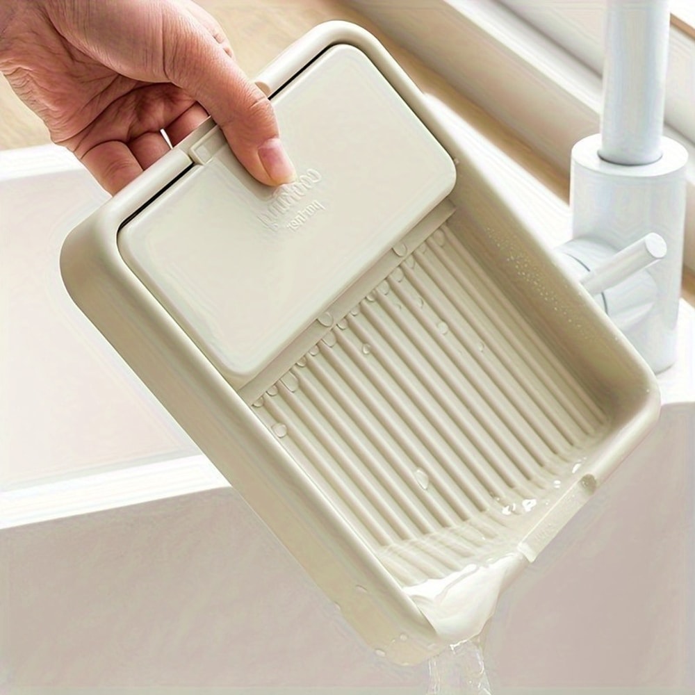Foldable Pot Lid Holder & Spoon Rest for Clean, Organized Kitchen Counters