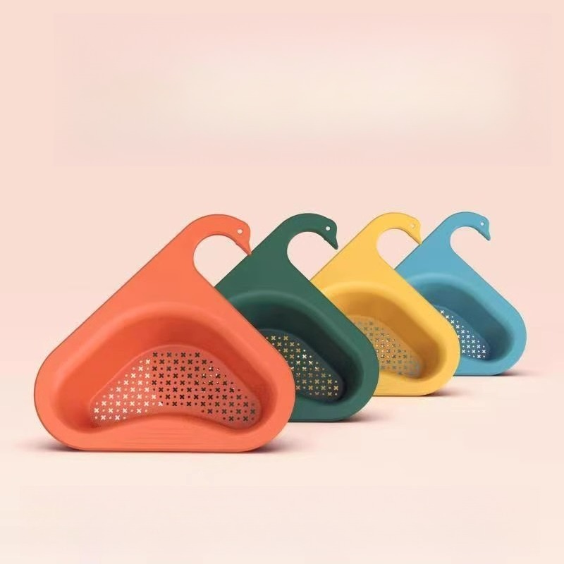 SwanGrip Sink Drain Basket for Kitchen Waste and Wet Dry Separation