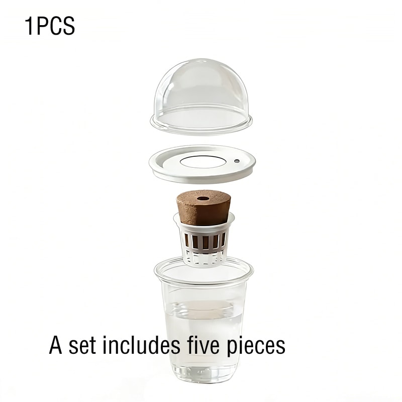 ClearView Hydroponic Seed Starter Cups With Humidity Dome For Indoor Plant Propagation 6