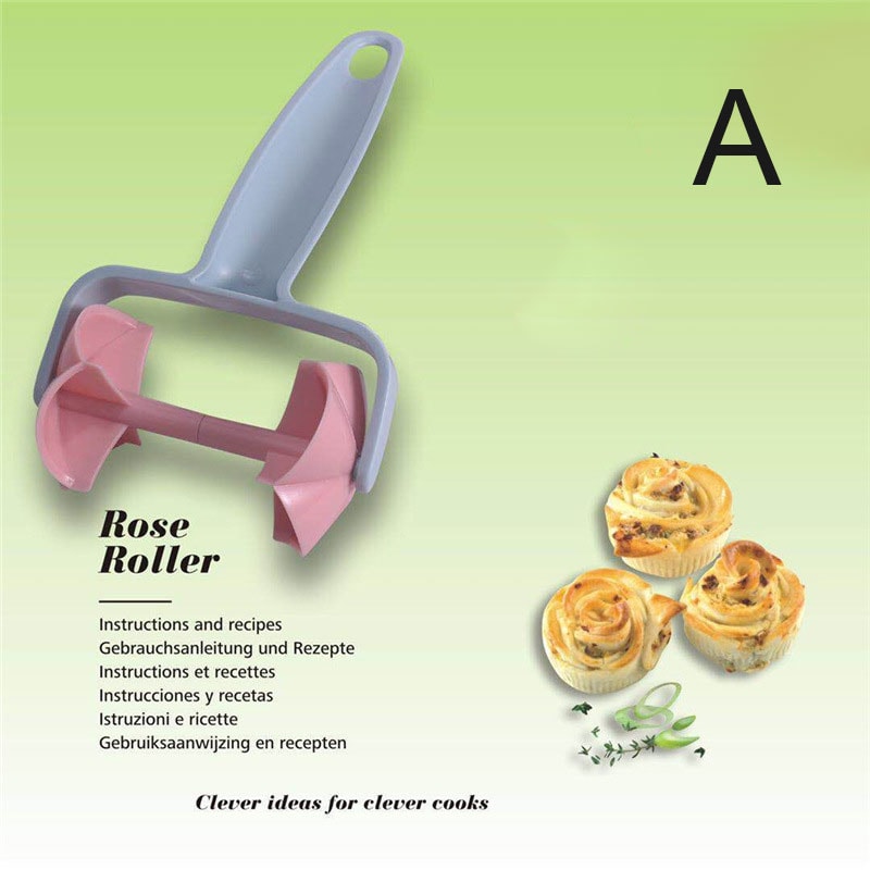 Creative Lattice Pastry Roller Cutter For Homemade Pies Cookies Decorative Baking 3
