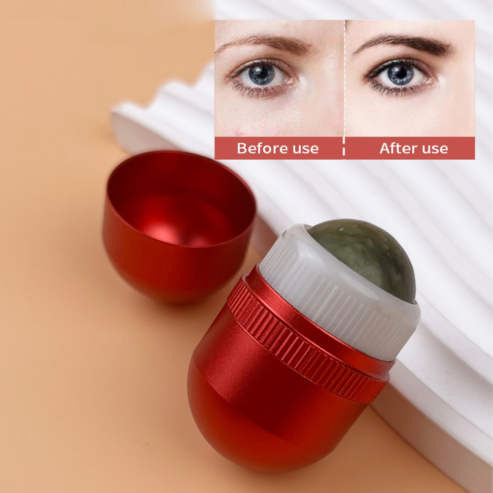 Xiuyan Jade Eye Roller Ball for Puffy Eyes and Facial Massage