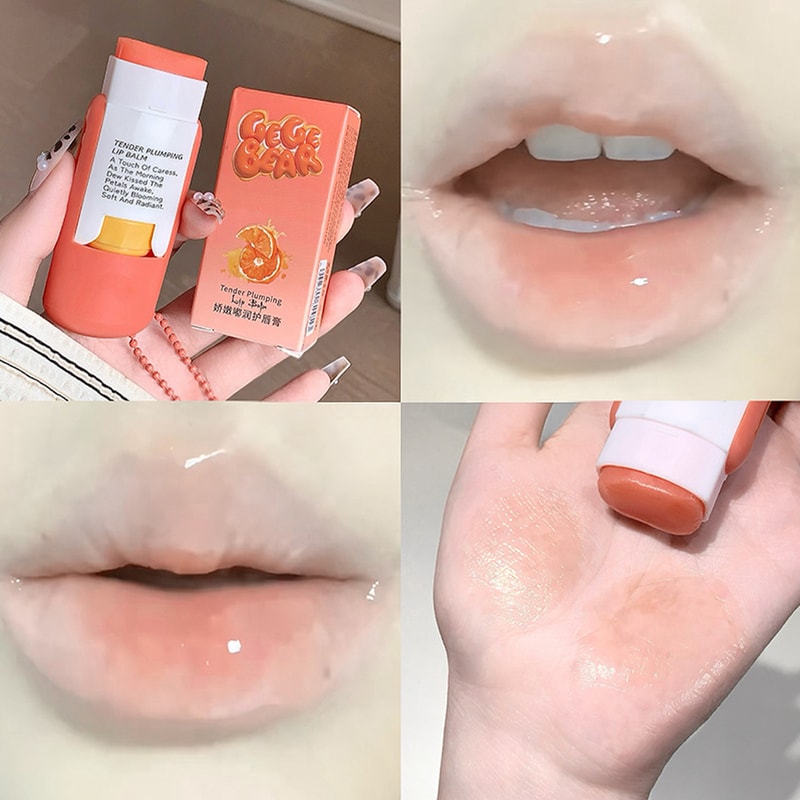 FruitGlow Hydrating Lip Balm Keychain Compact For Soft Moisturized Lips 7