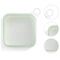 Silicone Sandwich Keeper Lunch Box with Handle Reusable Bento Box for Toasts & Snacks