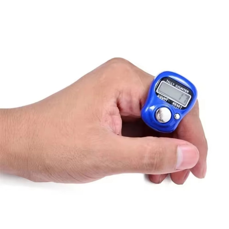 SmartCount Digital Finger Counter Ring For Knitting Sports Daily Tracking 3