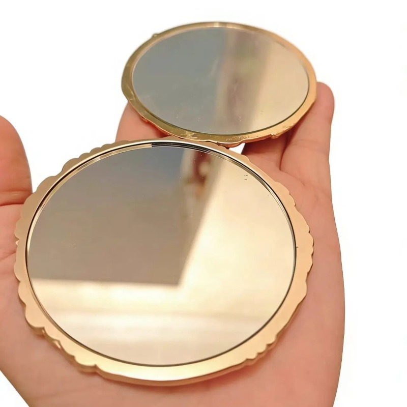 Elegant Peony Pocket Mirror Vintage Chinese Style Compact Makeup Mirror 4