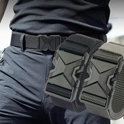 aeroflex nylon braided belt for men lightweight adjustable travel & everyday casual belt
