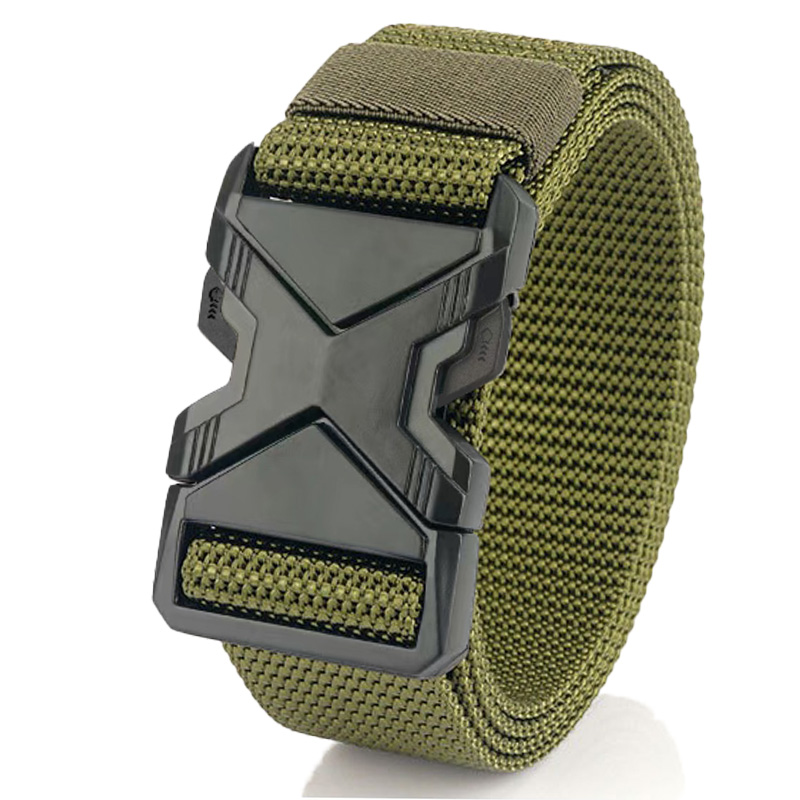 AeroFlex Nylon Braided Belt For Men Lightweight Adjustable Travel Everyday Casual Belt 6