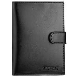 deabolar travel passport wallet rfid multi-card holder for men with zipper coin pocket